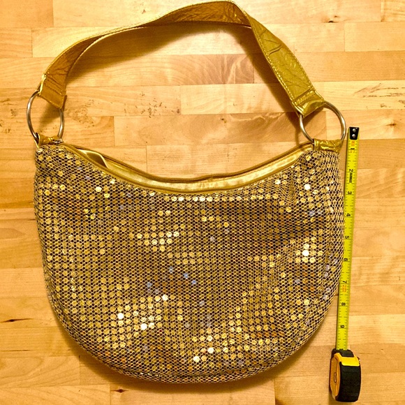 Handbags - Shiny Gold Sequins Purse